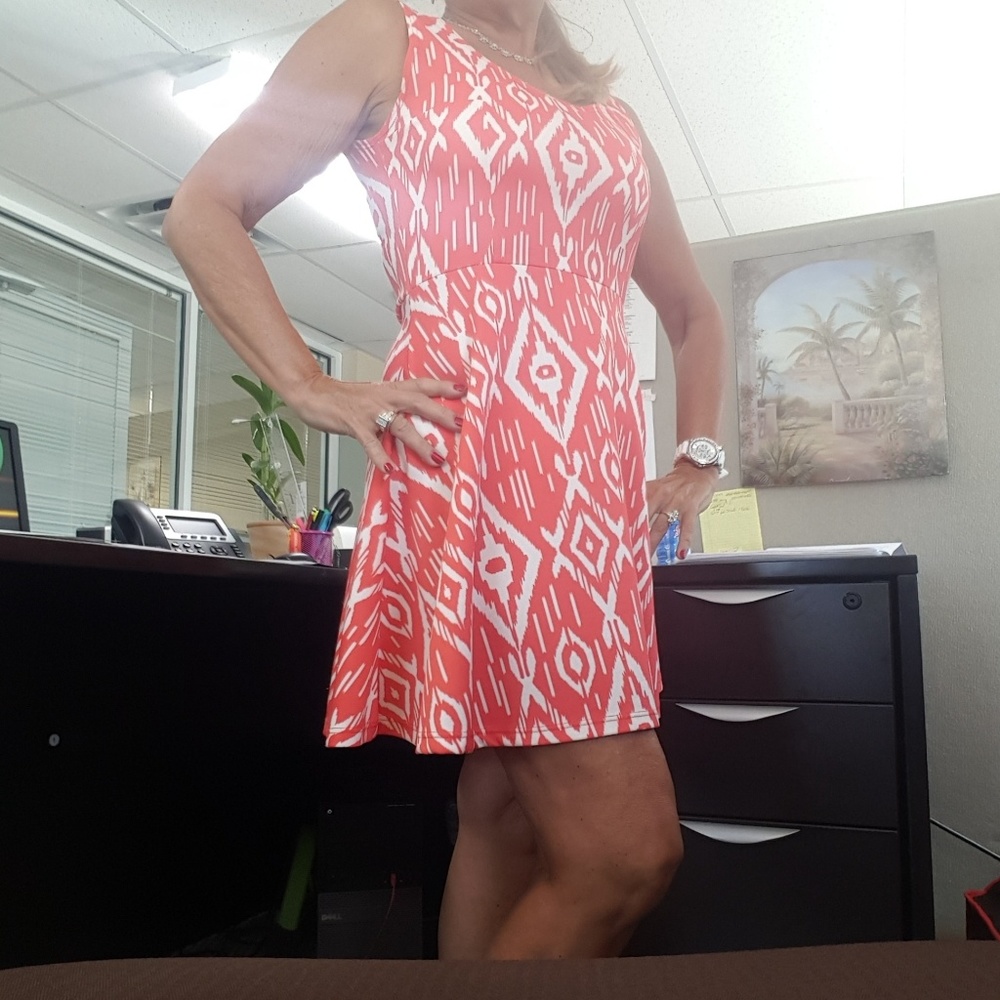 Orange dress